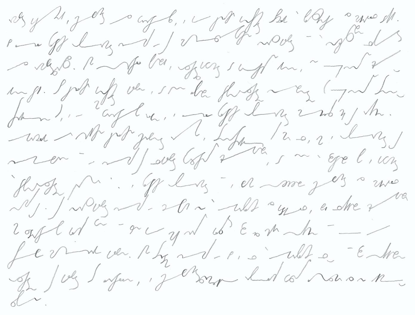 Stenogramm: Ermüdung in Metallen. Deutsche Einheitskurzschrift (DEK) – Verkehrsschrift